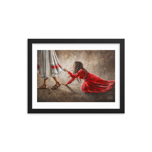 Touching the hem of Jesus | Paper Prints