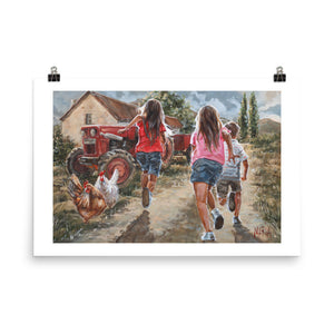 Running Home | Paper Prints