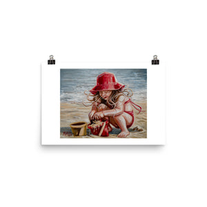 Girl in Red | Paper Prints