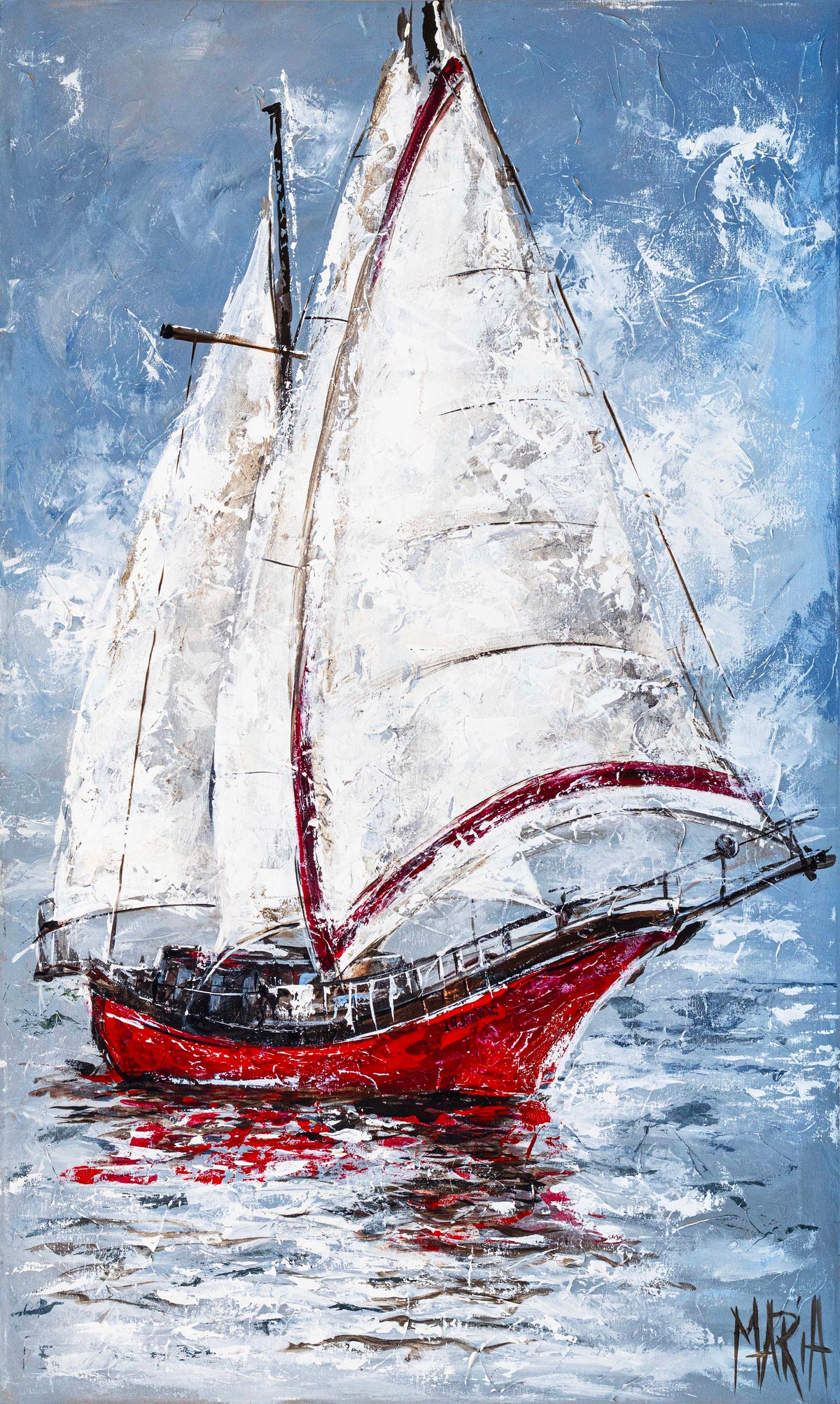 Rooi Seiljag | Original Art