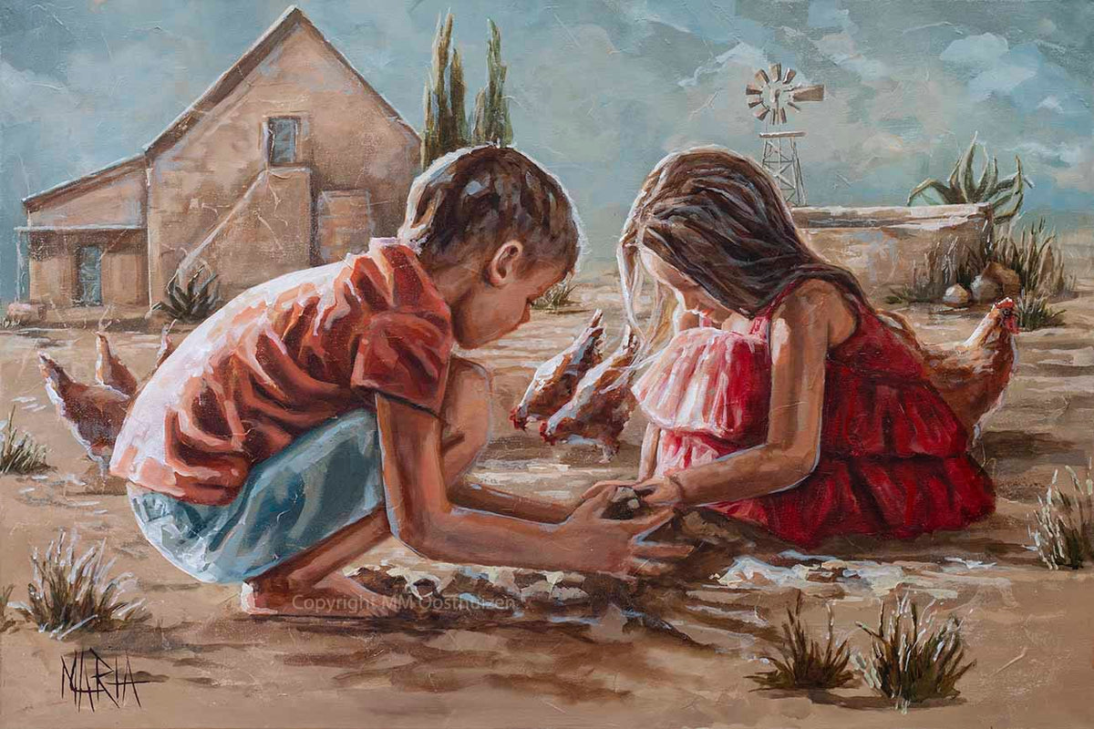 Farm Kids | Luxury Canvas Prints