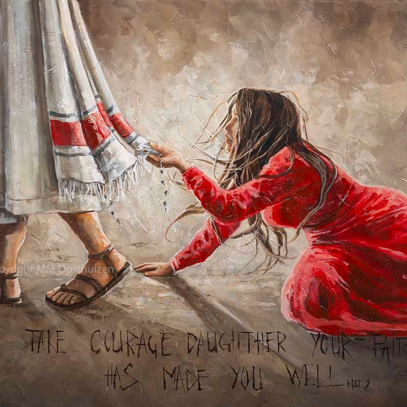 Touching the Hem of Jesus | Canvas Prints