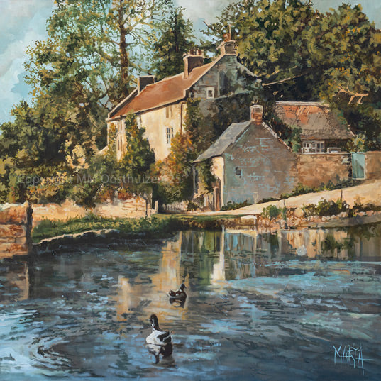 Corfu Lakeside | Original Art