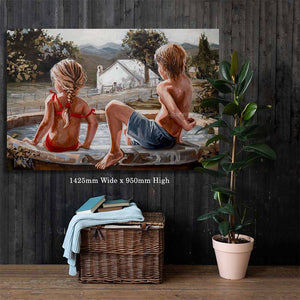 Fun on the farm | Luxury Canvas Prints