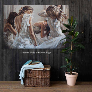 A Bride's tale | Luxury Canvas Prints