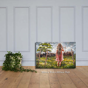 As far as the Lord's mercy | Luxury Canvas Prints