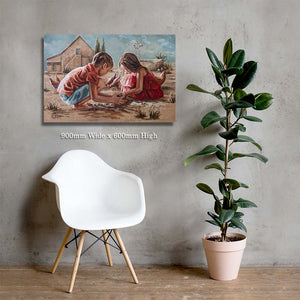 Farm Kids | Luxury Canvas Prints