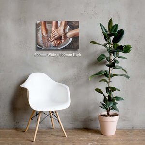 Washing Feet | Luxury Canvas Prints