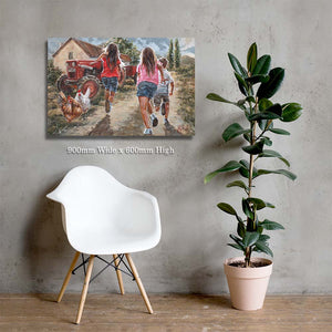 Running Home | Luxury Canvas Prints