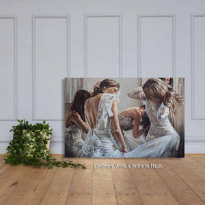 A Bride's tale | Luxury Canvas Prints