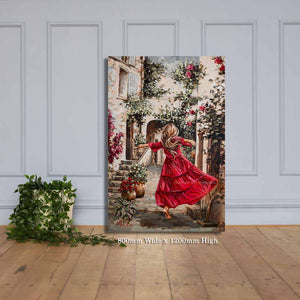 I never walk alone | Luxury Canvas Prints