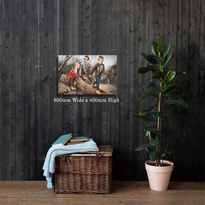 On the tree trunk | Luxury Canvas Prints