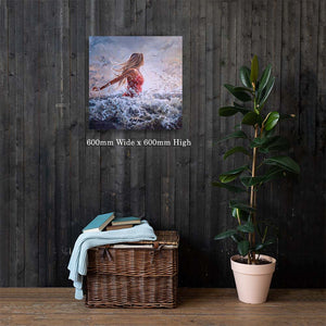 When I see a flood you see a promise | Luxury Canvas Prints