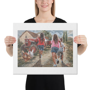 Running Home | Canvas Prints