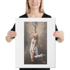 He lifted me out of the deepest water | Canvas Prints