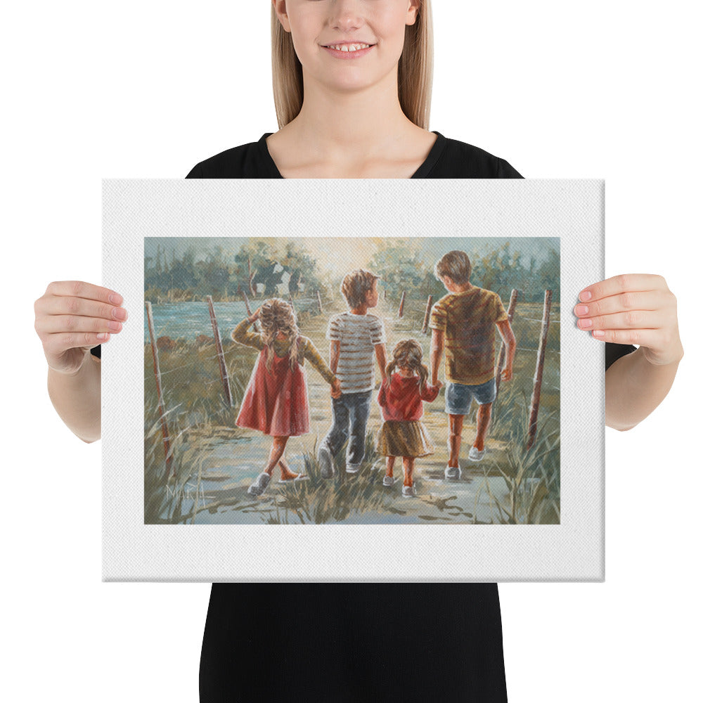 Afternoon Walks | Canvas Prints