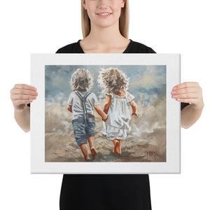 Little ones on the run | Canvas Prints