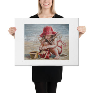 Girl in Red | Canvas Prints