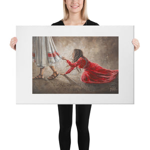 Touching the Hem of Jesus | Canvas Prints