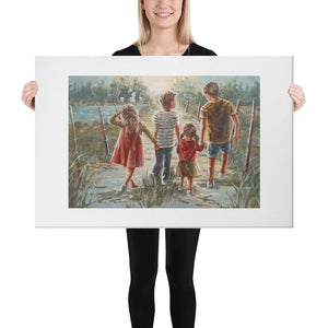 Afternoon Walks | Canvas Prints