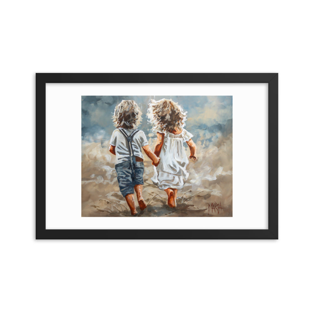 Little ones on the run | Paper Prints