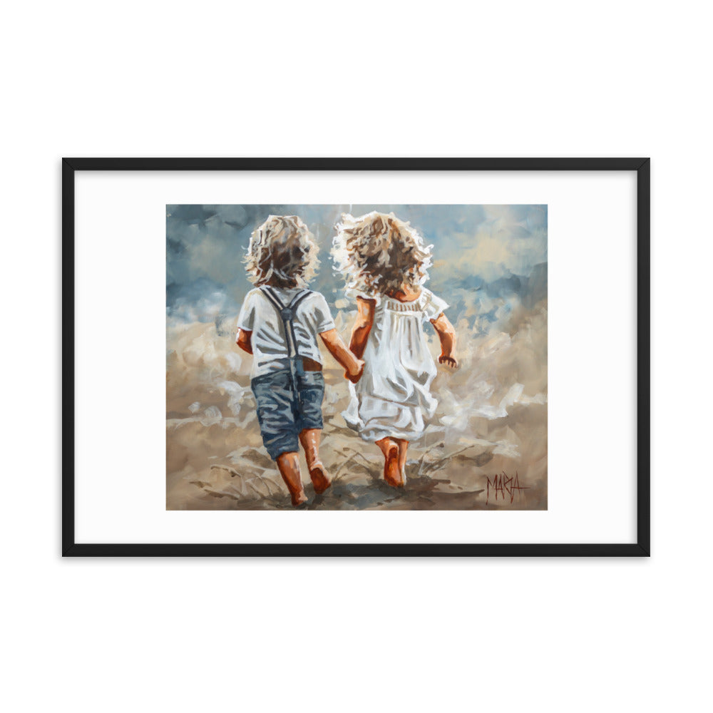Little ones on the run | Paper Prints