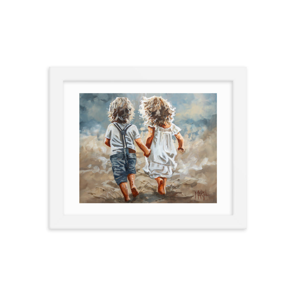 Little ones on the run | Paper Prints