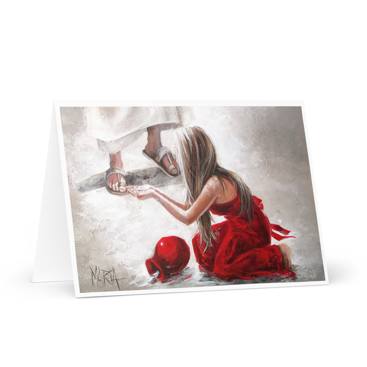 The Alabaster Flask I | Greeting Card