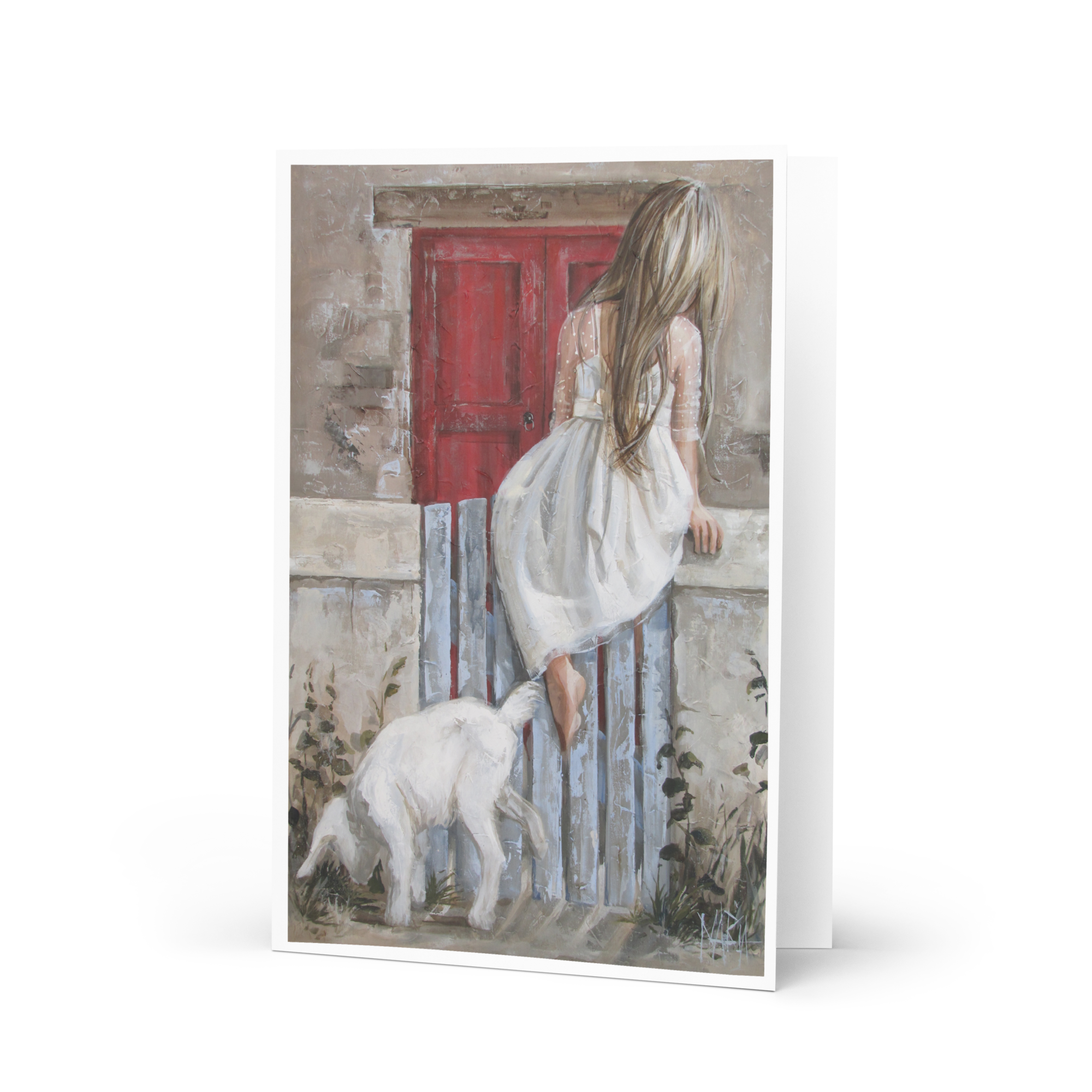 Over the Gate | Greeting Card
