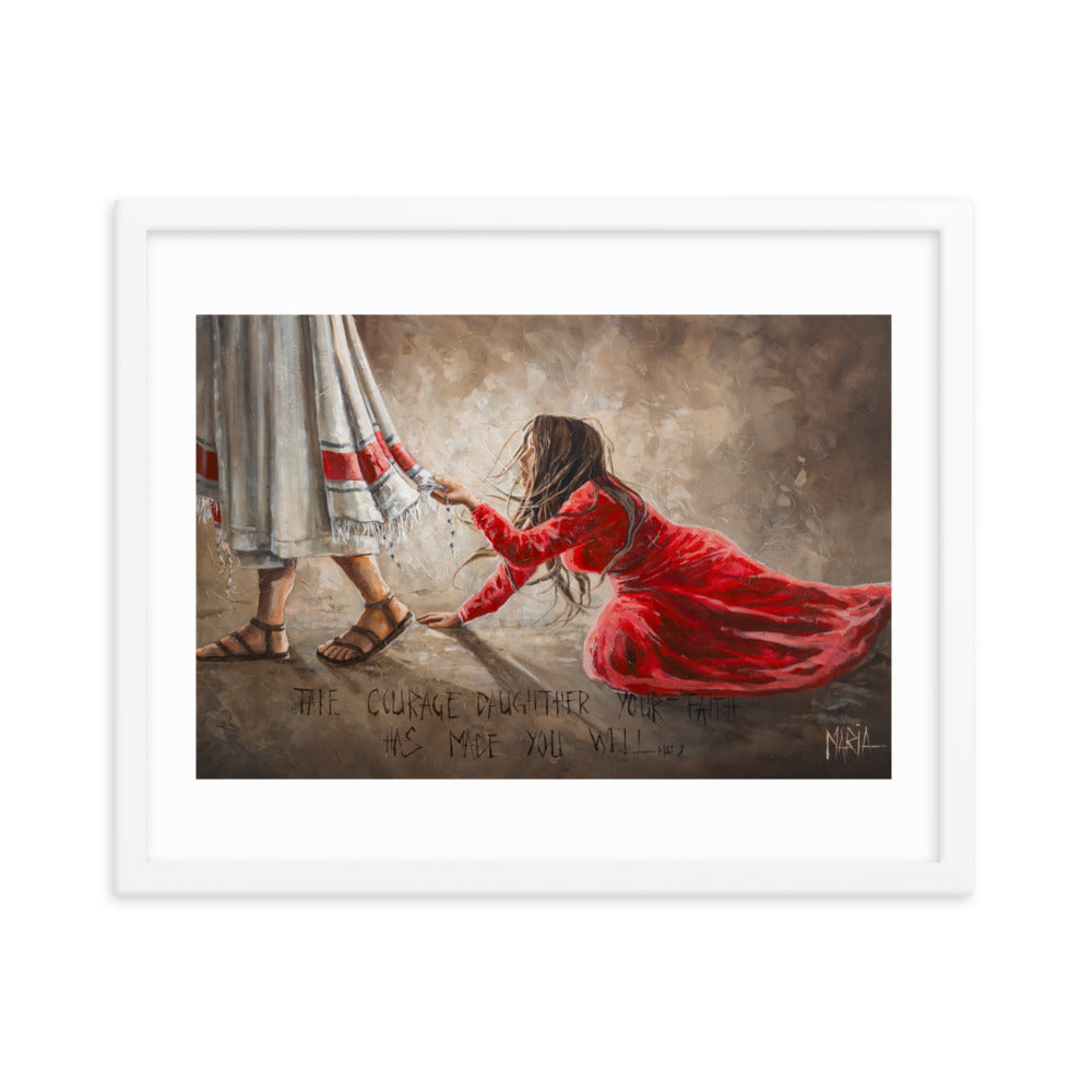 Touching the hem of Jesus | Paper Prints