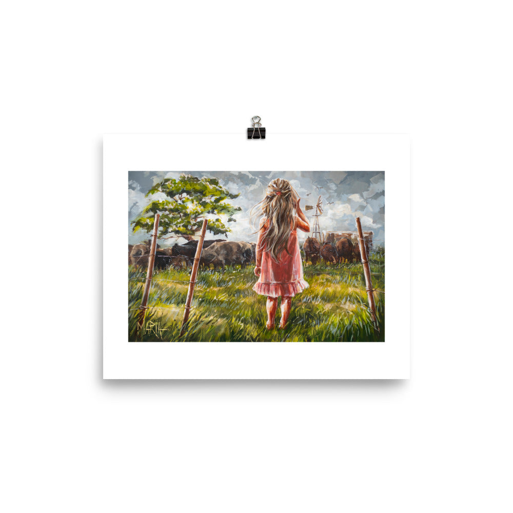 As far as the Lord's mercy | Paper Prints