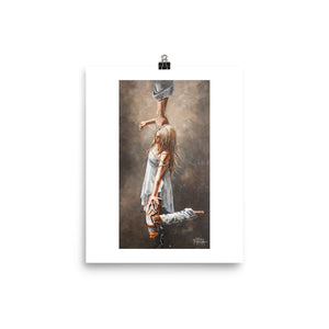 He lifted me out of the deepest water | Paper Prints