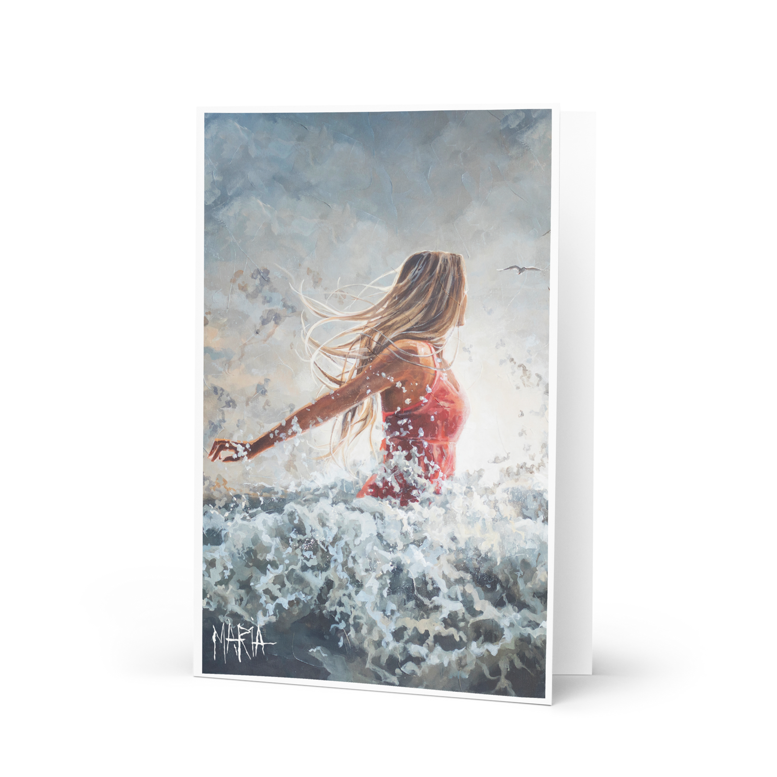 When I see a flood | Greeting Card