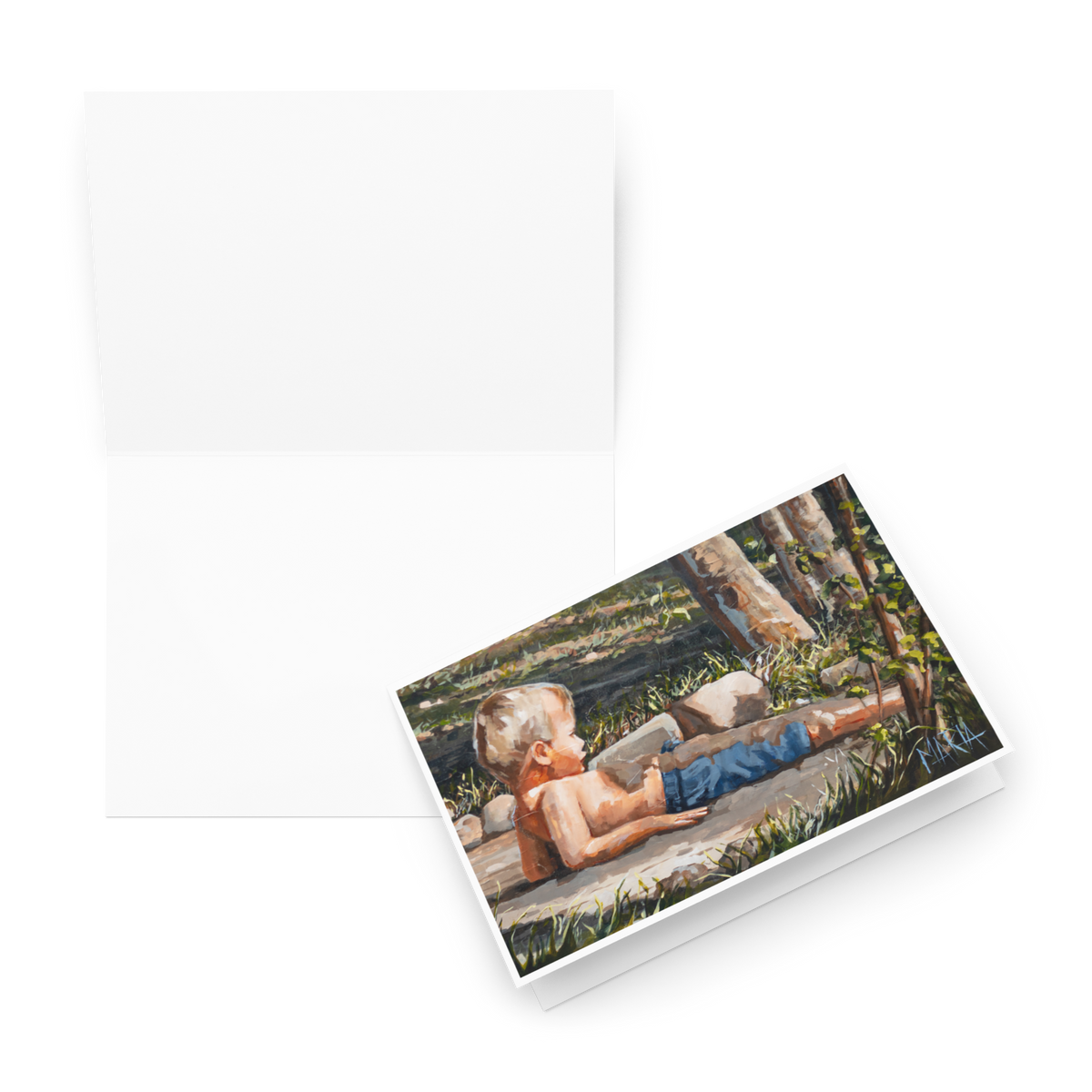 Mud bath | Greeting Card