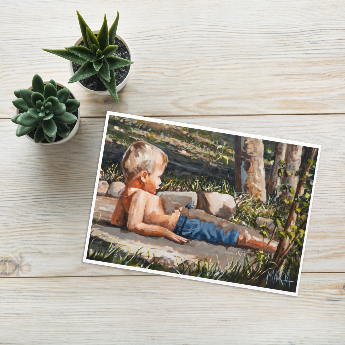 Mud bath | Greeting Card