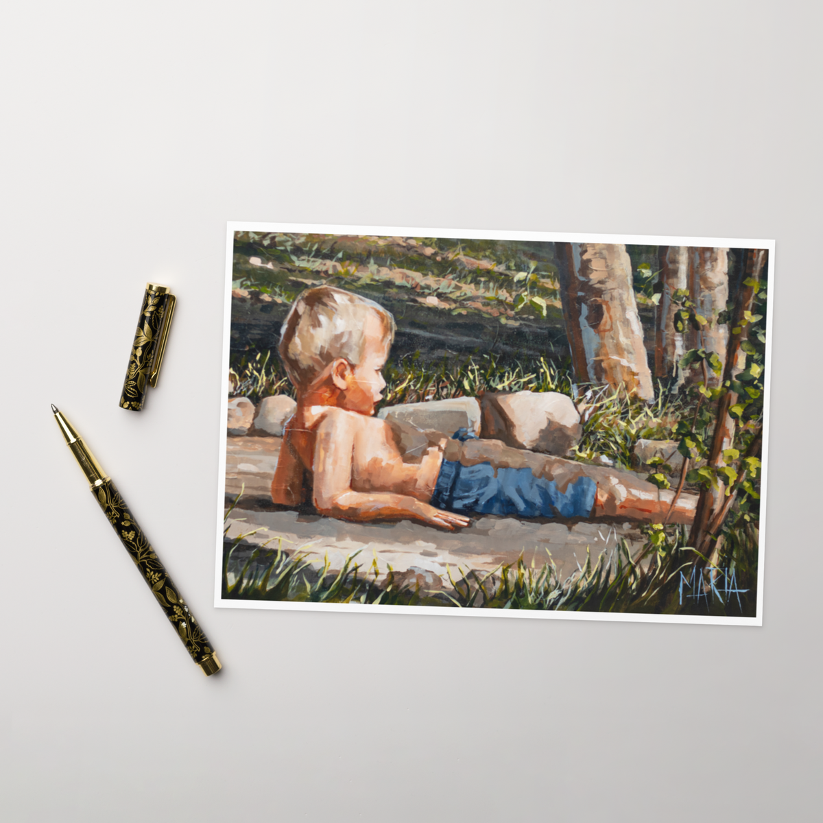 Mud bath | Greeting Card