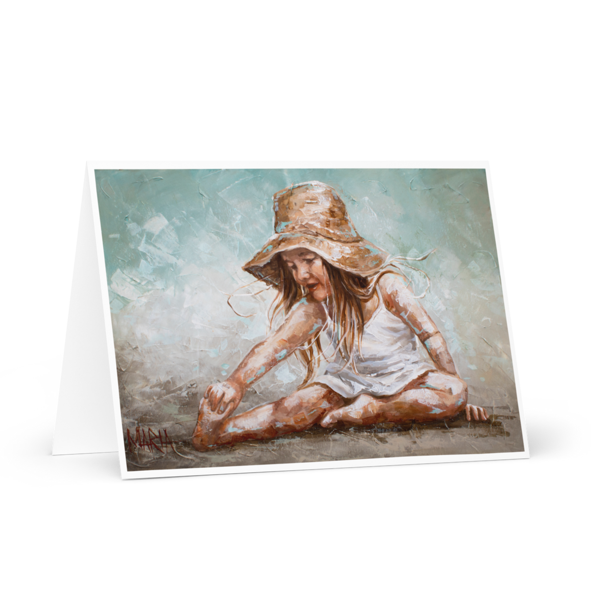MGCU17087 Sandy Toes | Greeting Card