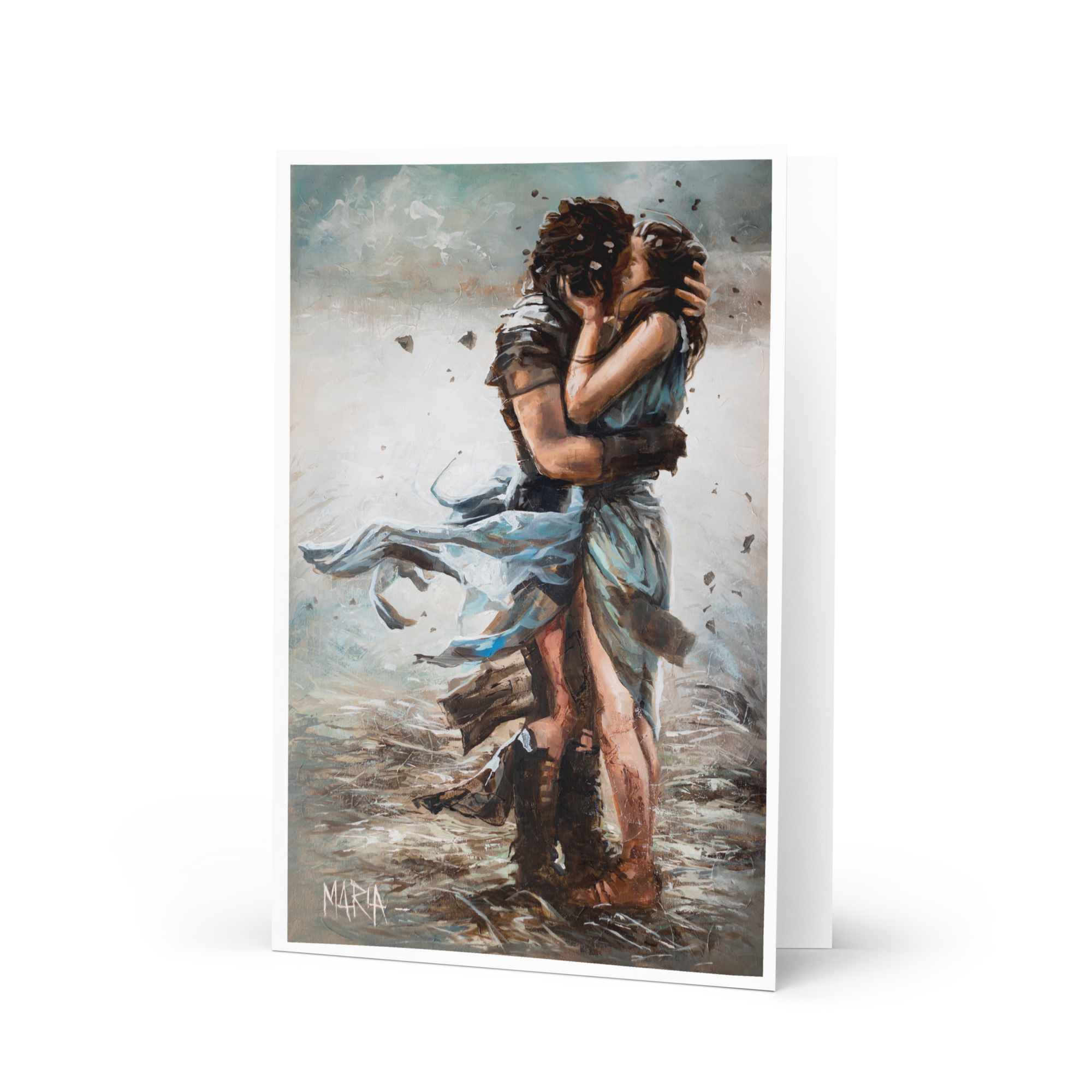 MGCU17075 Warrior Lover | Greeting Card