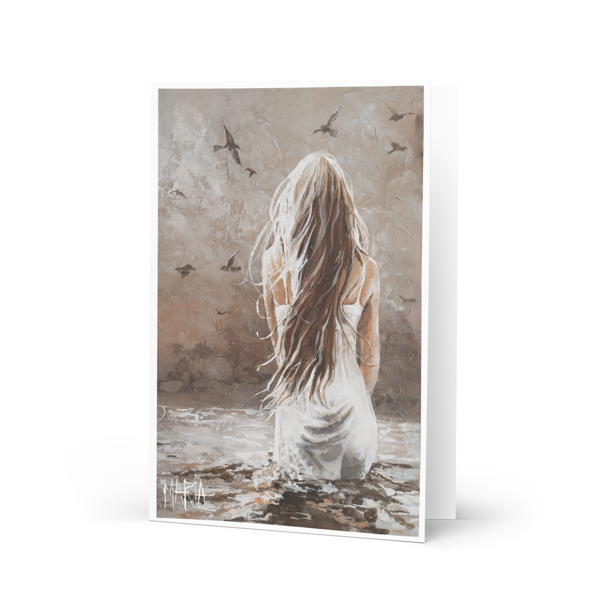 Your voice is in the wind | Greeting Card