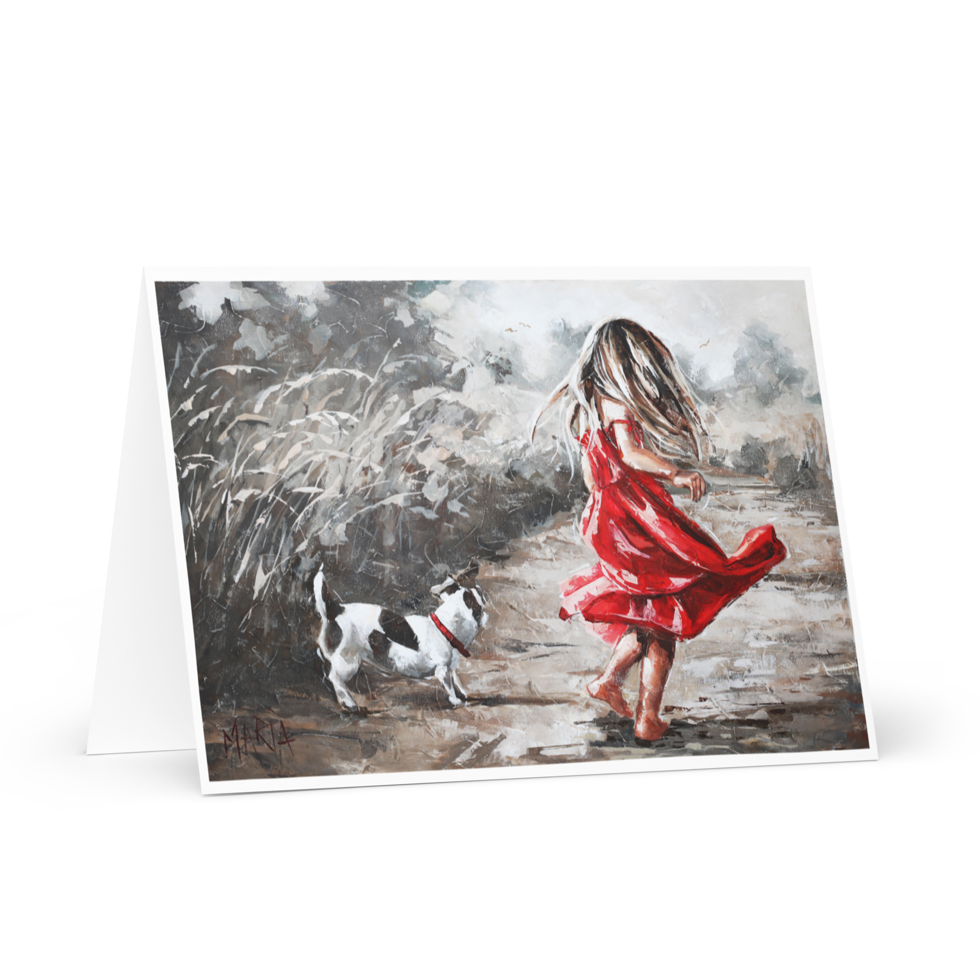 Dancing on the way | Greeting Card