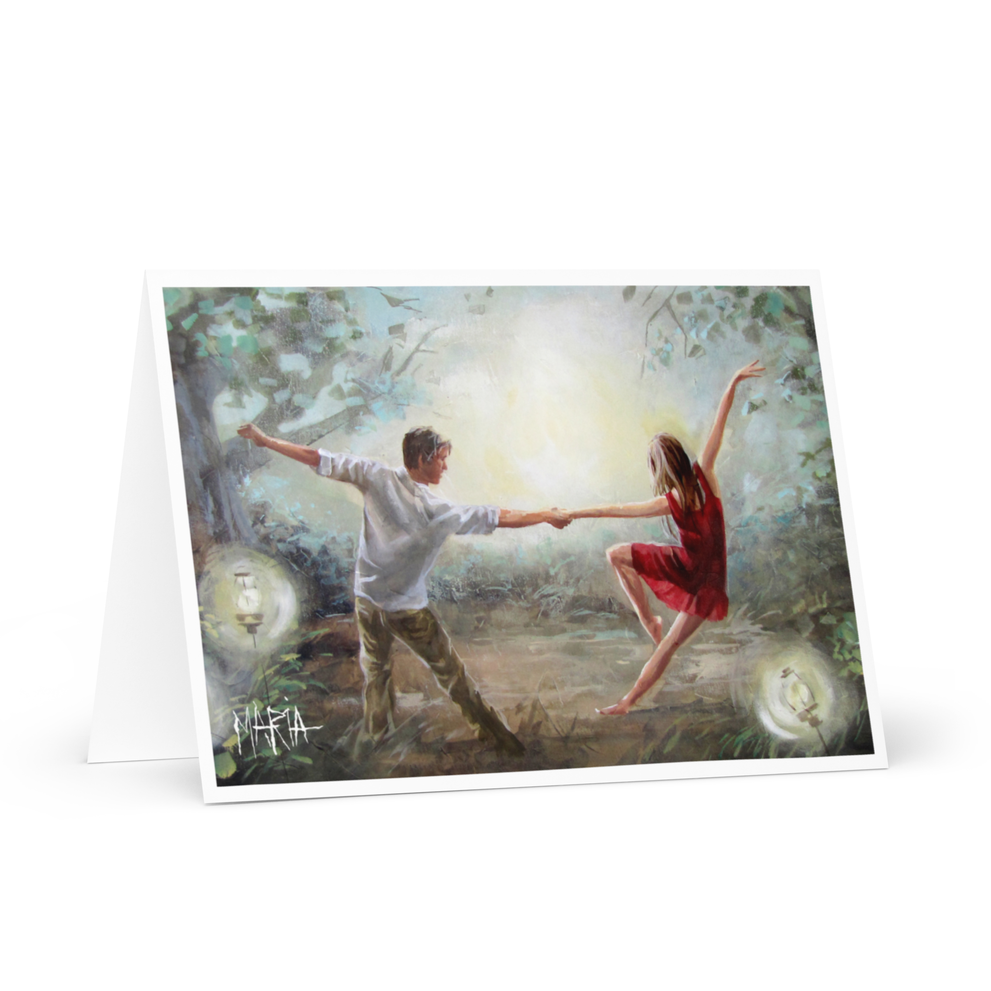 Dance in the light | Greeting Card