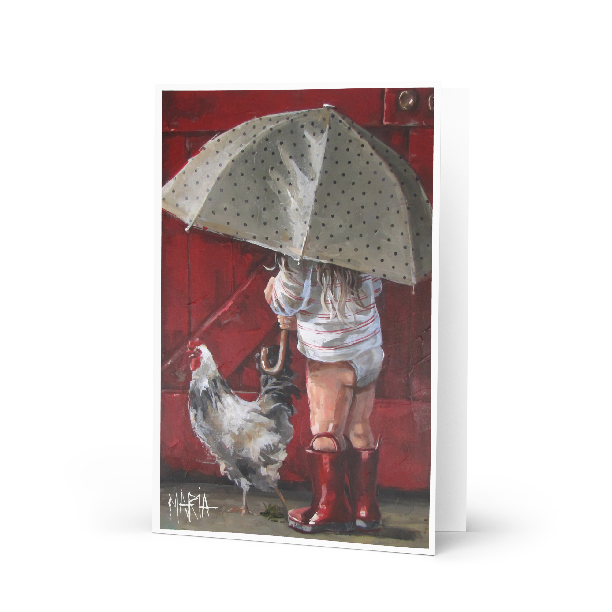 Red Boots | Greeting Card