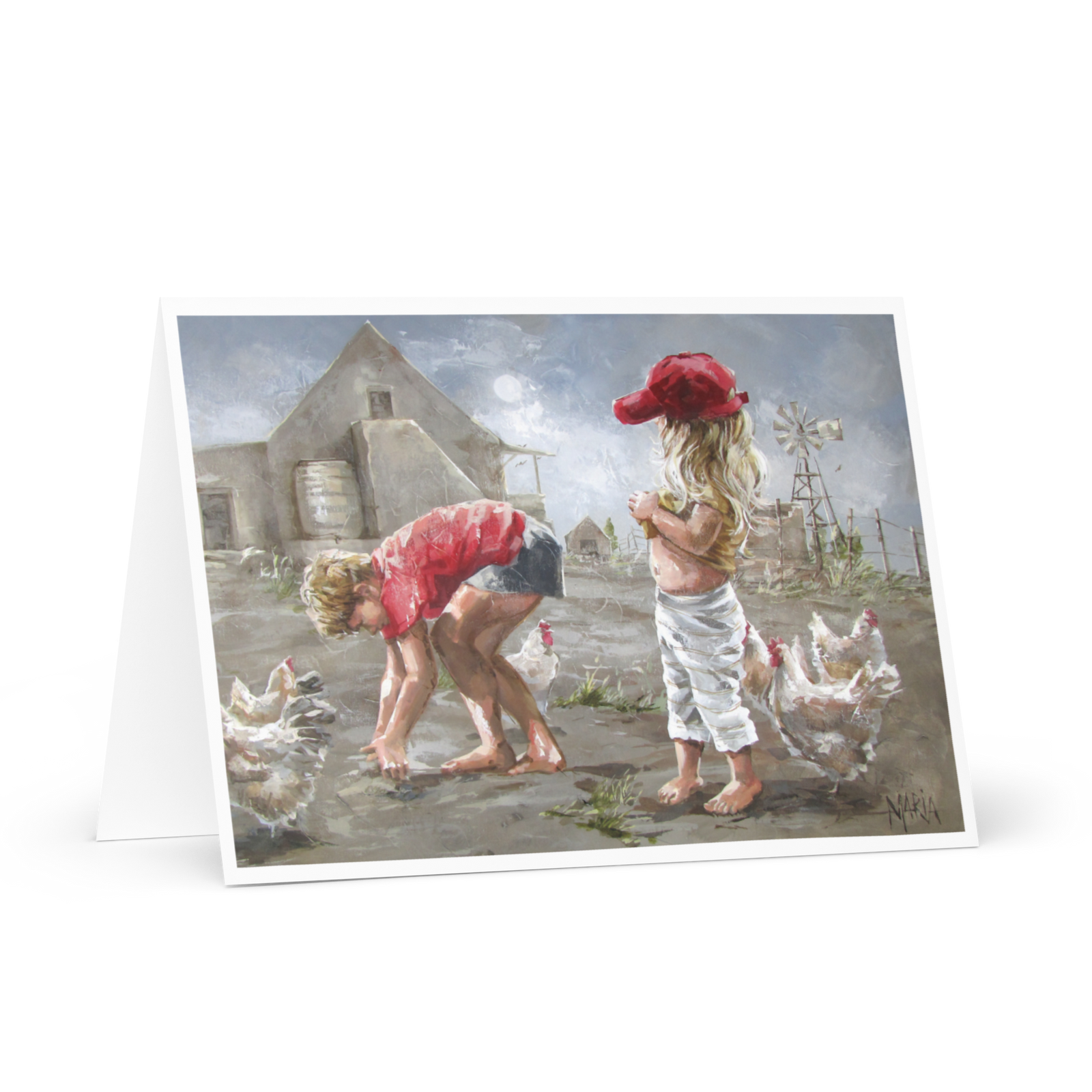 Mud Cakes | Greeting Card