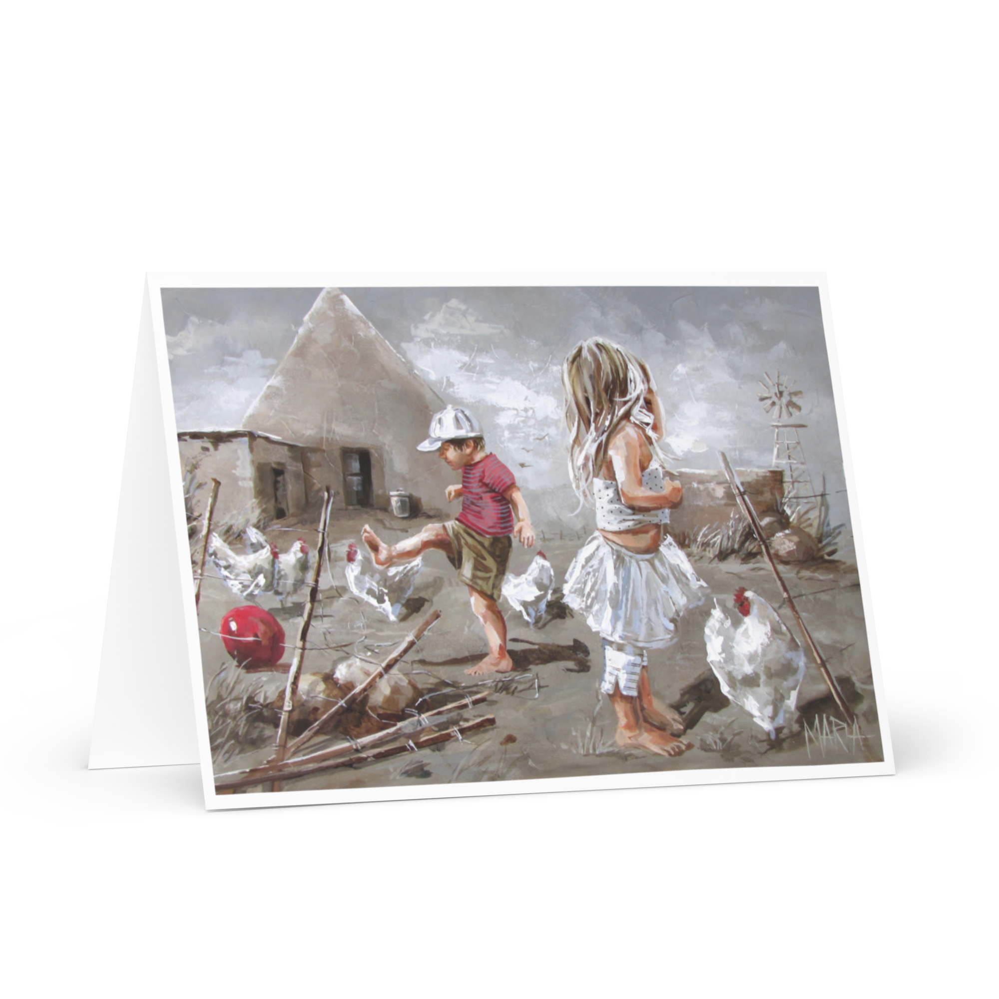 Farm Child's Life | Greeting Card