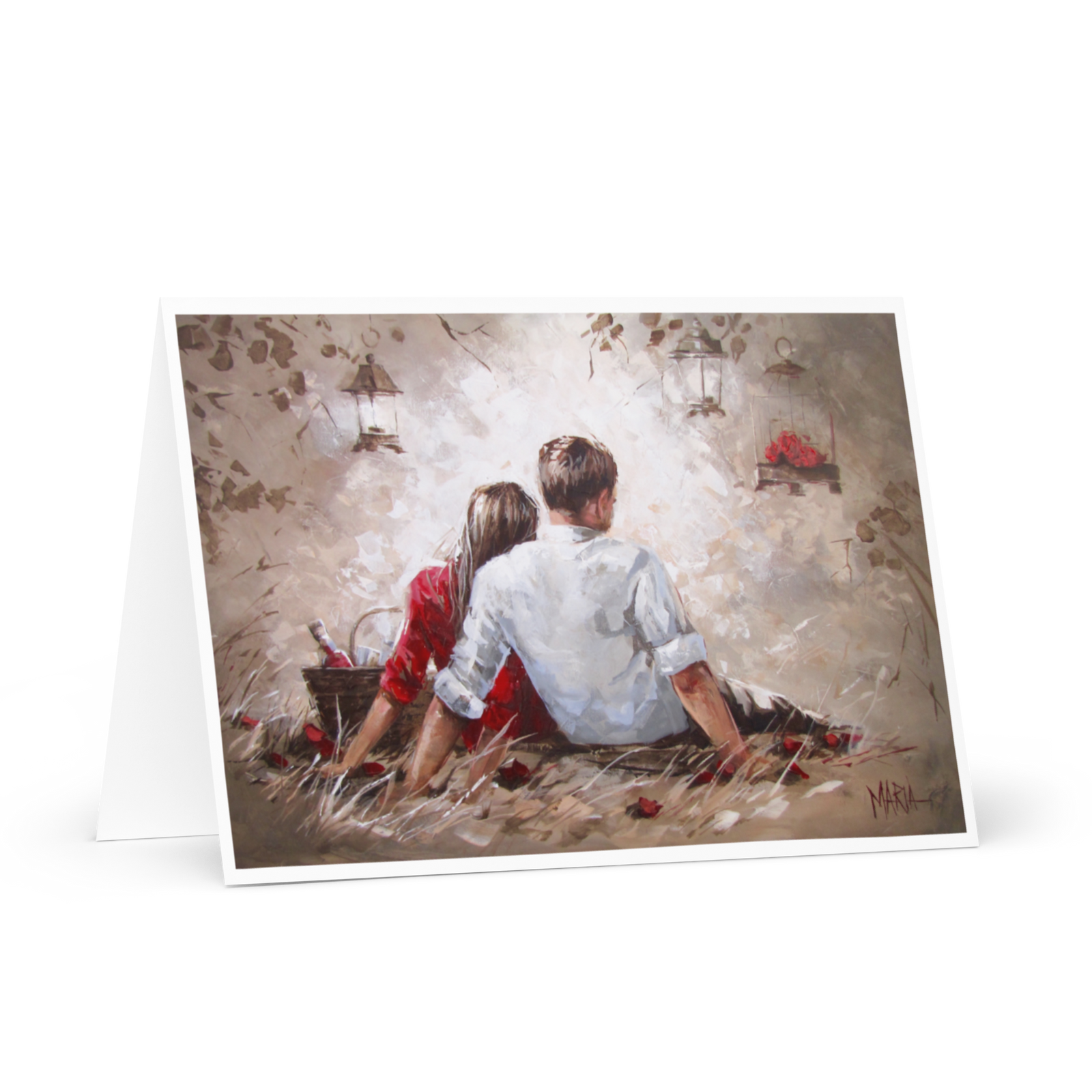 A Lover's Picnic | Greeting Card