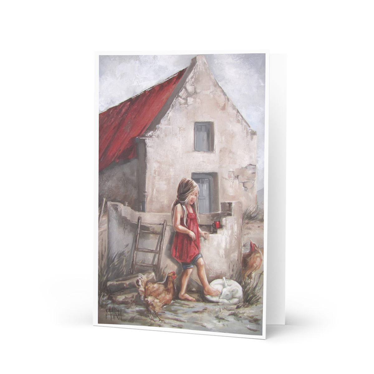 Coffee with the lambs | Greeting Card