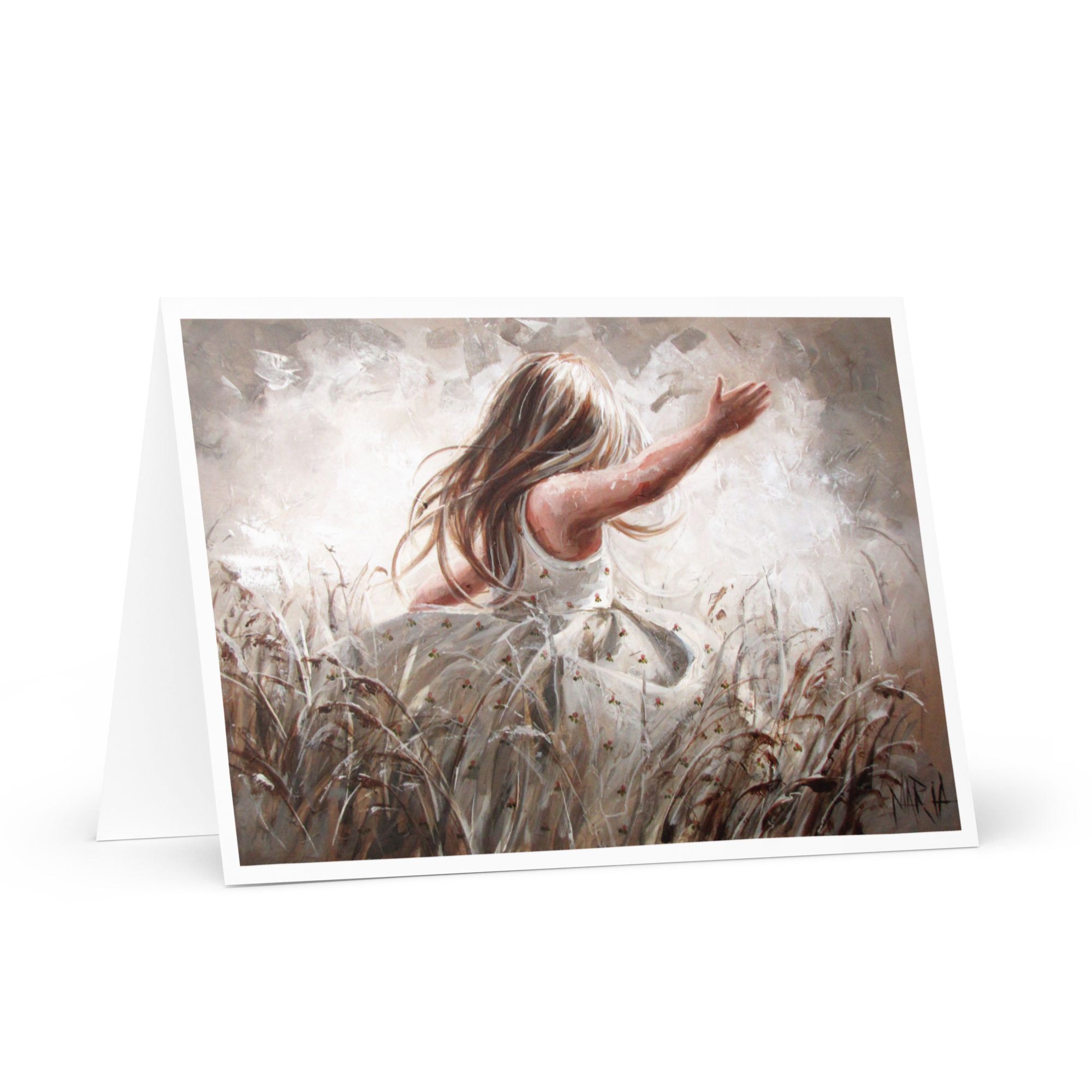 Turn in the wind | Greeting Card