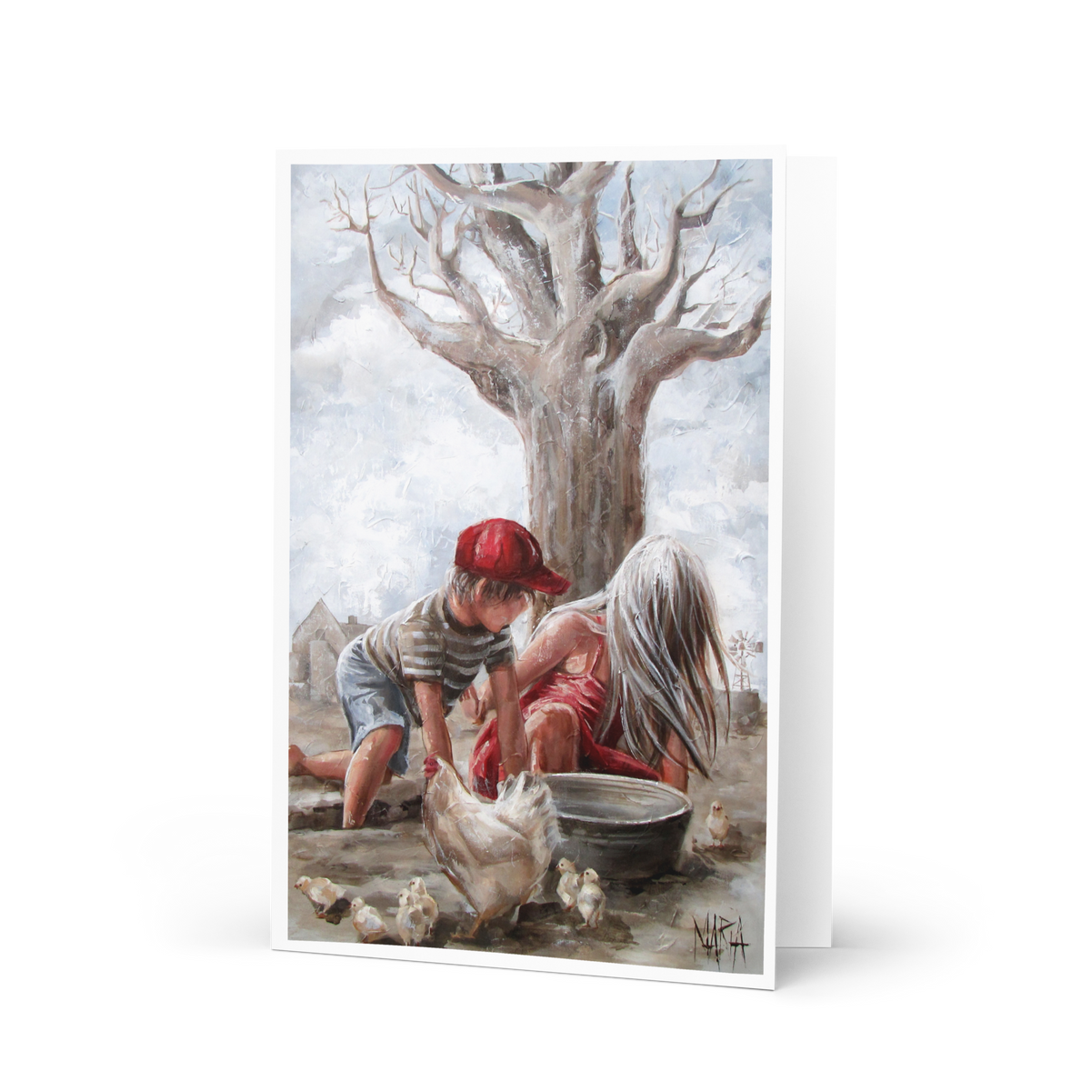 Play under the tree | Greeting Card