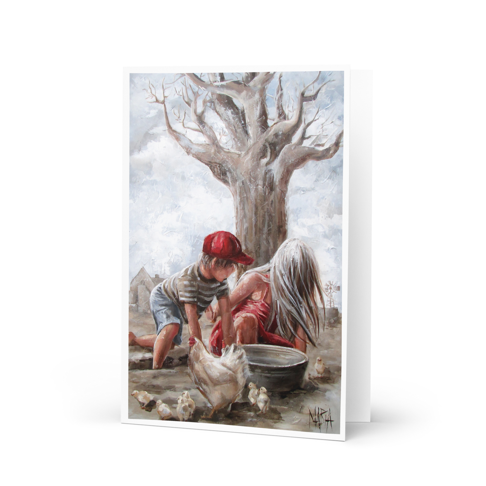 Play under the tree | Greeting Card