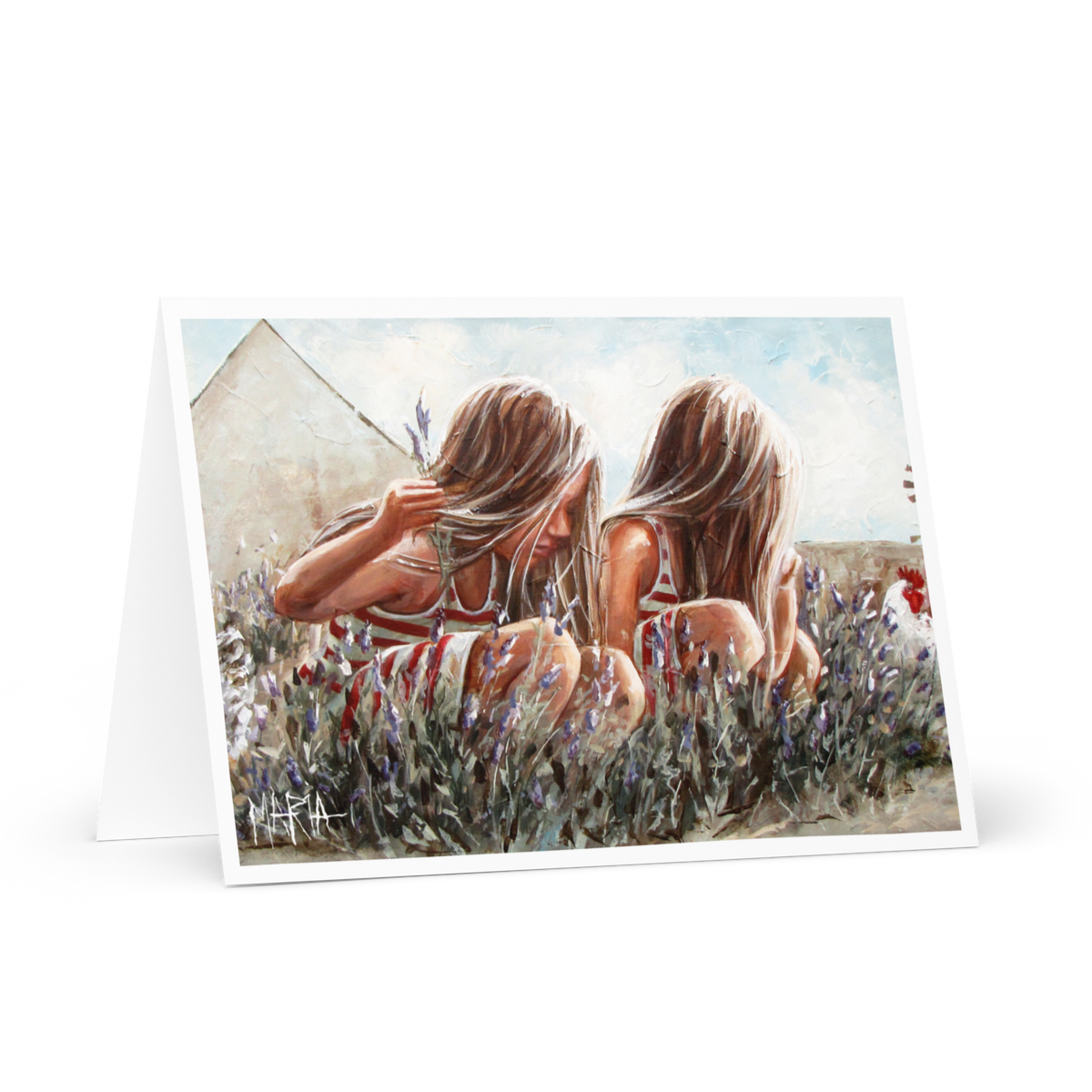 Who made the flowers | Greeting Card